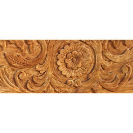 DKD Home Decor Arcón de Acacia Marrón Natural 90 x 40 x 40 cm Hecho a Mano con 1 Puerta