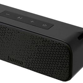 Hama PowerBrick 2.0 Altavoz Bluetooth Portátil Estéreo 8W, 10h Batería, Resistente al Agua IPX4, Color Negro, con Entrada AUX y Manos Libres