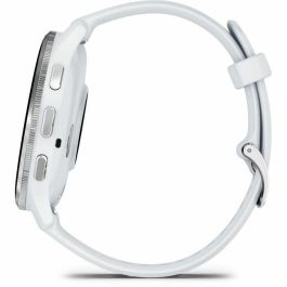 Garmin 1701774180445 Reloj GPS conectado Venu 3 WiFi 35,4 mm (1.4) Acero Plateado Caja Blanca Correa Silicona Blanca