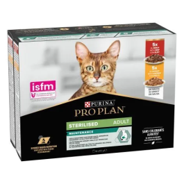 Purina Pro Plan Feline Multi Sobre Esterilizado Buey Pollo 10x85 gr Precio: 10.89. SKU: B1KLN5E6FS