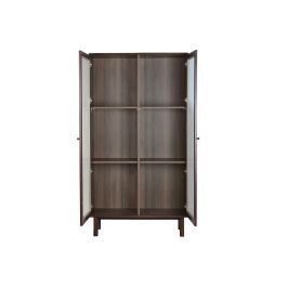 DKD Home Decor Vitrina Kith Moderno Cristal y MDF 40 x 183 x 100 cm