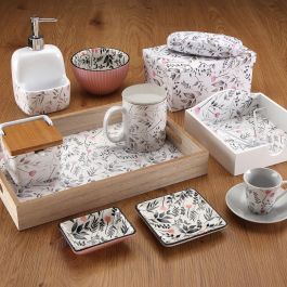 Ensaladera Versa Caprice Bambú Porcelana Madera de mango 24 x 7 x 24 cm