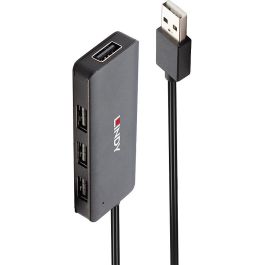 Lindy Concentrador USB 2.0 de 4 Puertos para PC USB Tipo A, 480Mbps, Retrocompatible USB 1.1/1.0, Plug & Play, Alimentación por Bus/DC Precio: 11.49999972. SKU: B15QAY9LVM