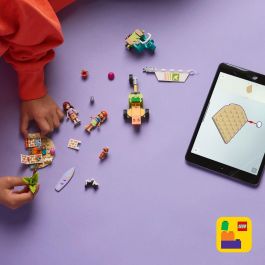 LEGO 42641 Friends Mascotas Surferas y Aventura sobre Ruedas, Set de Construcción de Playa con Corgis y 2 Minipersonajes, Juguete para Niños +6 años