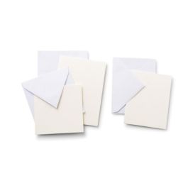 Cricut 2009984 Tarjeta de felicitación y pésame estándar, 20 piezas, Marfil y Blanco Cricut 2009984 Tarjeta de felicitación y pésame estándar, 20 piezas, Marfil y Blanco