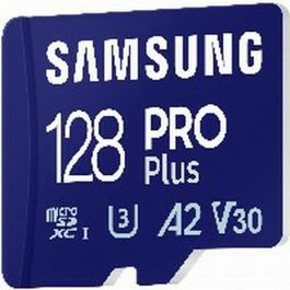 Tarjeta de Memoria Micro SD con Adaptador Samsung MicroSDHC PRO Plus 128GB