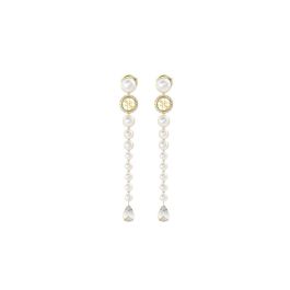Pendientes Mujer Guess JUBE05578JWYGT-U Blanco Dorado Precio: 104.49999956. SKU: B16K6WE74M