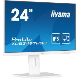 iiyama XUB2497HSN-W2 Monitor 24" IPS Full HD 1080p 100Hz 1ms MPRT Blanco, Altura Ajustable, HDMI, DP, USB Hub