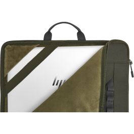 HP Funda Portátil Modular 15.6 pulgadas - Transporte Versátil 3 Formas (Correa y Asas Ocultas), Duradera, Ligera y Organizada con Bolsillos