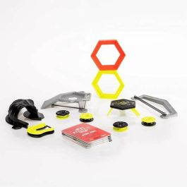 Bizak Circuito de Carreras Magshuto Stunt Park con Saltos, Rebotes y Acrobacias para Niños +3 Años