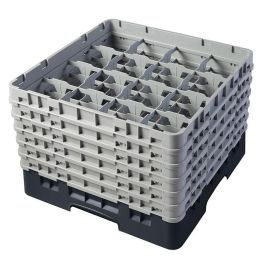 CAMBRO - 16S1114-110 - Cesta de lavado 16 comp. 6 alturas - 10,9 cm Ø máx. - alt. máx. 29,9 cm - 50 x 50 x 34,9 cm - Negro Precio: 113.69000038. SKU: B1HYHT6877
