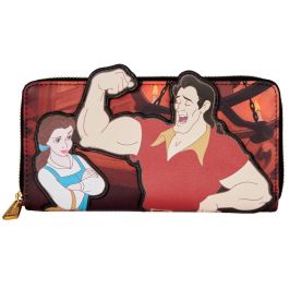 Loungefly Cartera Billetera Villanos Escena Gaston La Bella y la Bestia Disney Precio: 28.9500002. SKU: B16WKFJ859