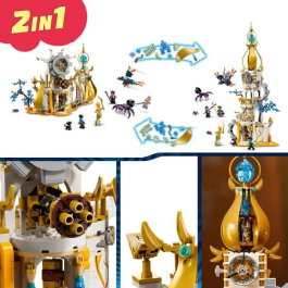 LEGO 71477 DREAMZzz La Torre del Hombre de Arena Castillo de Juguete con Araña Pájaro Figuras Brujas
