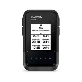 Garmin eTrex Solar GPS de Mano con Carga Solar, Negro/Gris