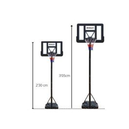 Canasta baloncesto ajustable 230 a 305 cm Canasta baloncesto ajustable 230 a 305 cm
