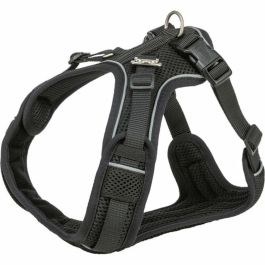 Arnés para Perro Trixie Premium FlexMesh Negro S-M