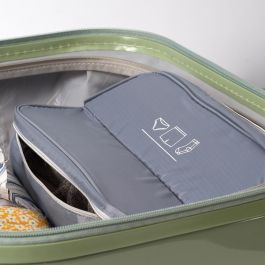 Jet Lag Bolsa para Ropa Interior de Viaje con 2 Espacios y Cremalleras 29x17x12 cm