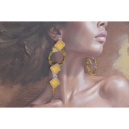 DKD Home Decor Cuadro Colonial Naranja Verde 4 x 122 x 82 cm (2 Unidades)