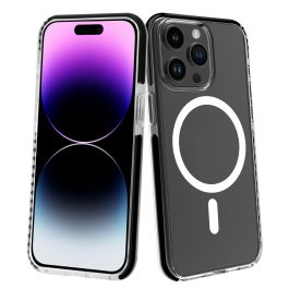 Muvit Funda Recycletek MagSafe Shockproof para iPhone 15 - Material Reciclado, Protección contra Golpes y Caídas
