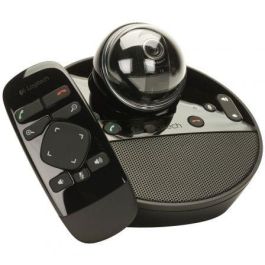 Logitech BCC950 ConferenceCam Cámara Web HD 1080p con Micrófono Cancelación Ruido y Altavoz para Videoconferencias de 1-4 Personas Certificada Skype