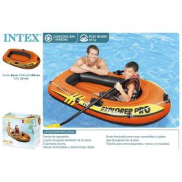 Intex Barca Hinchable Explorer Pro 100 160x94x29 cm para Mayores de 6 Años