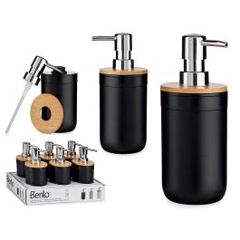 Dosificador Negro Con Tapa Bambu 350 Ml Berilo 9X17CM (12 Unidades) Precio: 39.49999988. SKU: B1DNPHSYK4