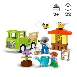 LEGO 10419 DUPLO My Town Cuidando Abejas y Colmenas, Juguete Educativo Niños, 2 Figuras de Abejas