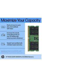 HP 16GB DDR5 5600 SODIMM Memory HP 16GB DDR5 5600 SODIMM Memory