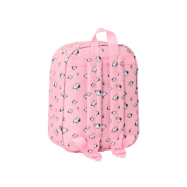 Mochila Infantil Snoopy Rosa 22 x 27 x 10 cm 3D