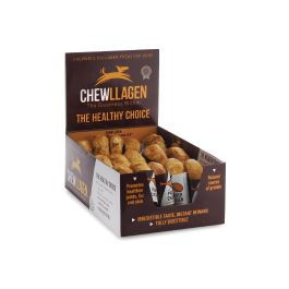 Chewllagen 742174712029 Recompensa Masticable Colágeno para Perros Sabor Pollo Donut 10 cm | Articulaciones Intestino | Display 15 pz