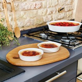 Luminarc Cazuela Opal Smart Cuisine 14 cm Vidrio Templado Extra Resistente Apto Microondas Horno Blanco