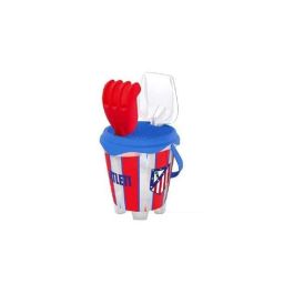 Atleti-cubo playa castillo atletico de madrid diametro 18cm con pala,rastrillo y cedazo. Precio: 8.00536. SKU: B1GXHTSN4W
