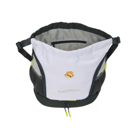 Safta Saco Mochila Real Madrid Equipación 25-26 Fútbol/Basket 21.93L 34x15x43cm con Compartimento Inferior y Bolsillos Laterales