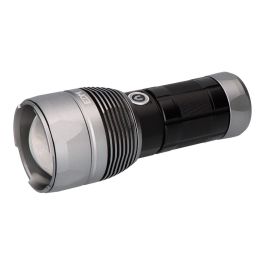 Edm Linterna LED Táctica Titanforce Recargable 14.000 lm 150 W 6500K IP44 con 4 Modos + Flash y Cordón de Seguridad