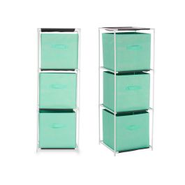 Estanteria 3 Cajones Tnt Menta Kipit 32X7CM (6 Unidades) Estanteria 3 Cajones Tnt Menta Kipit 32X7CM (6 Unidades)