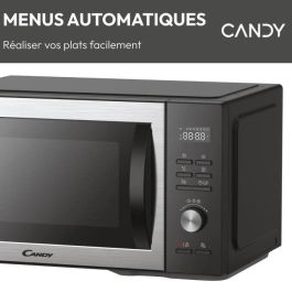 Candy CMGA31EDLB Microondas Grill - 31L - MO: 1000W - Grill: 1000W - Cavidad de Acero Inoxidable - Limpieza Automática