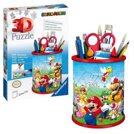 Ravensburger 11255 Portalápices 3D Puzzle Super Mario para Montar | Edad +8 años