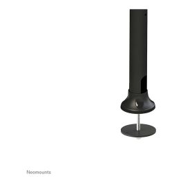 Neomounts Soporte de Escritorio para 3 Monitores hasta 27" (8kg) FPMA-D700DD3 - Giratorio, Ajustable en Altura y Rotación 360°, VESA 100x100/75x75 mm, Negro