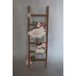 DKD Home Decor Decoración Navidad Tradicional Escalera MDF Natural Blanco 2x45x14 cm (Pack 6) Precio: 22.40436. SKU: B1F27LKAC3