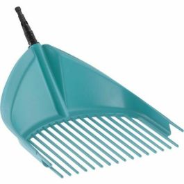 Gardena Rastrillo de Pala Combisystem 3 en 1 - Herramienta Multifuncional para Jardinería, de Plástico Resistente, Negro y Azul