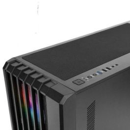Mars Gaming Caja Gaming Semitorre MC-VAULT, con 4 Ventiladores ARGB y Ventana Cristal Templado, ATX, MicroATX, Mini-ITX, Espacio Gráfica 358mm