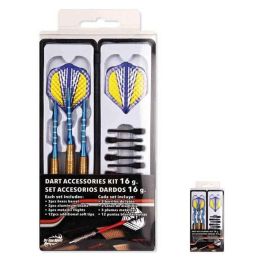 Estuche con 3 dardos 16 gr. metalizados Estuche con 3 dardos 16 gr. metalizados