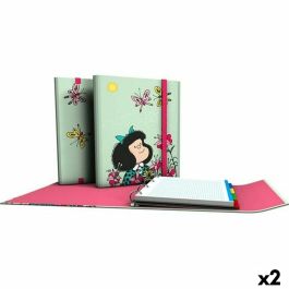 Carpeta de anillas Mafalda Carpeplús Verde A4 (2 Unidades) Precio: 28.49999999. SKU: S8424626