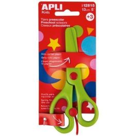 Apli Tijeras Preescolar Ambidiestros 13 cm Asimétricas +3 Años Verde -Blister- Precio: 0.99000022. SKU: B12NYT4J6N