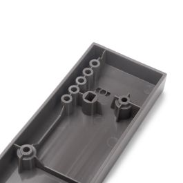 Emuca Bastidor con guías de cierre suave y extracción total para accesorios de armario Quartz, 1012-1038mm, Aluminio y Plástico, Titanio