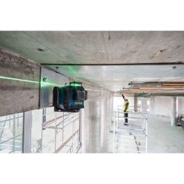 BOSCH GLL 80-33 G Professional Láser de Línea de 3 Planos 601065500 con 4 Pilas AA LR6 de 1,5 V