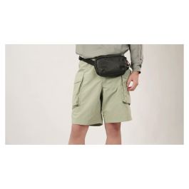 Inateck FB01002 Riñonera Unisex de Poliéster Negra 24.5cm x 14cm x 5.5cm