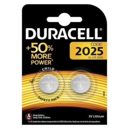 Duracell Pila Alcalina Boton CR2025 Larga Duracion Blister 2 Unidades Precio: 3.99000041. SKU: S0584517