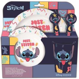 Set de plato,cuenco,vaso,cuchara y tenedor stitch palms (apto para el microondas) Precio: 9.4501. SKU: B1H5Q7QFVQ