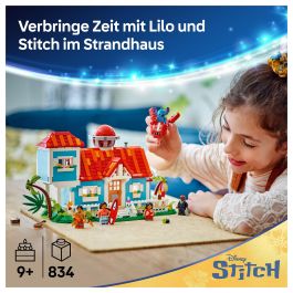 LEGO 43268 Casa de playa de Disney Lilo & Stitch para niños y fans